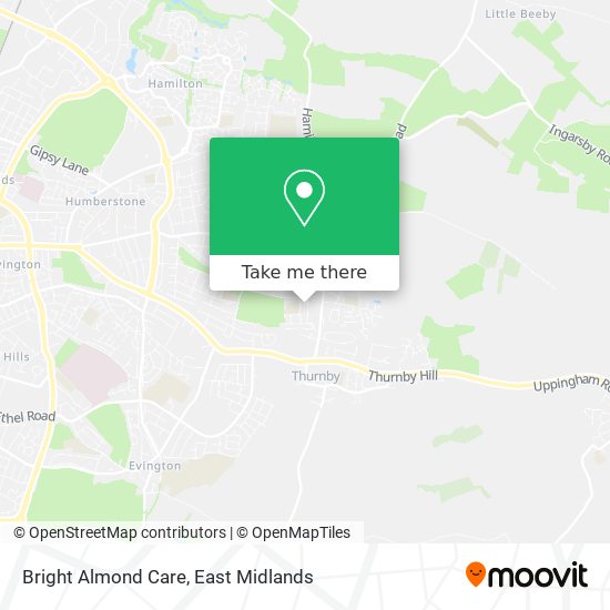 Bright Almond Care map