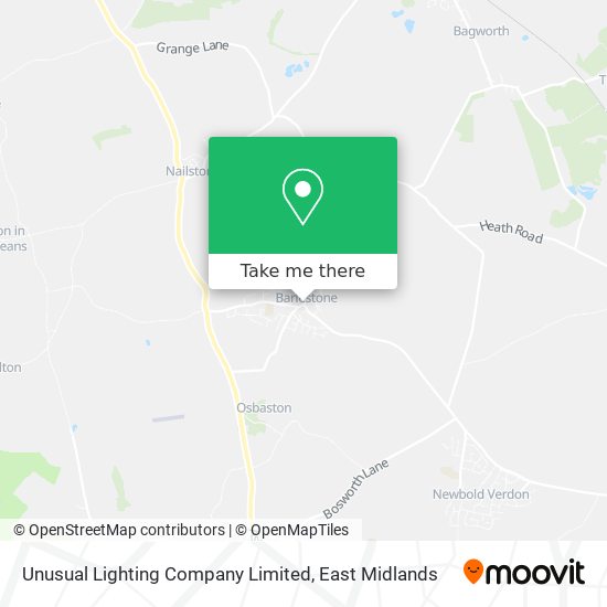 Unusual Lighting Company Limited map