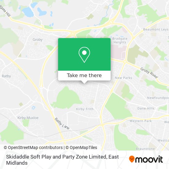 Skidaddle Soft Play and Party Zone Limited map