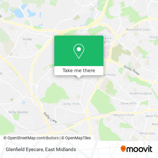 Glenfield Eyecare map