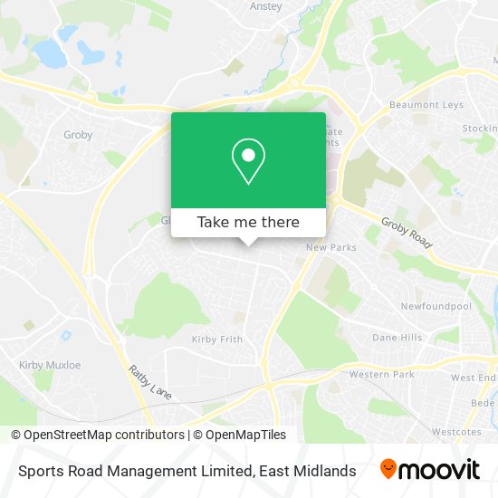 Sports Road Management Limited map