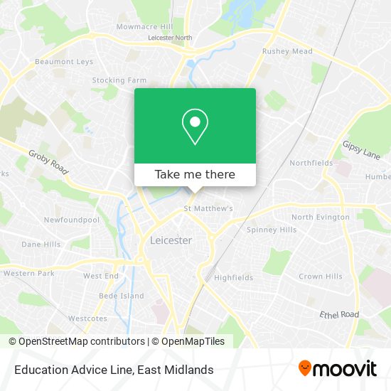 Education Advice Line map