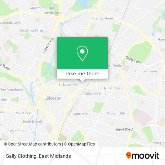 Sally Clothing map