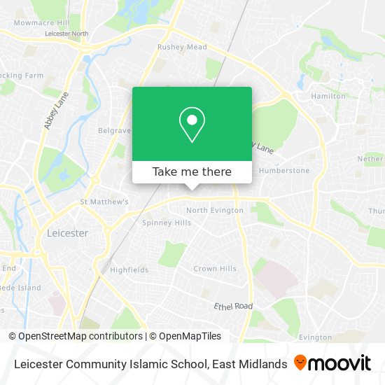 Leicester Community Islamic School map