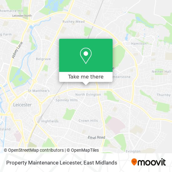 Property Maintenance Leicester map