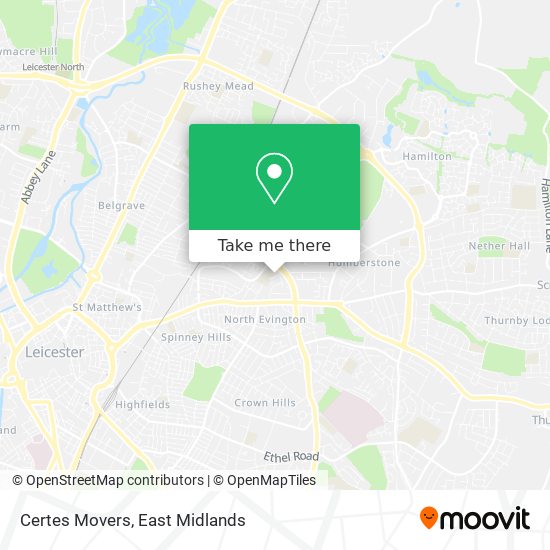 Certes Movers map