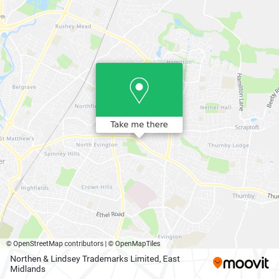 Northen & Lindsey Trademarks Limited map