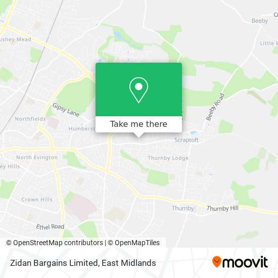 Zidan Bargains Limited map