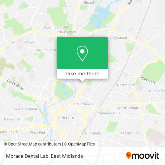 Mbrace Dental Lab map