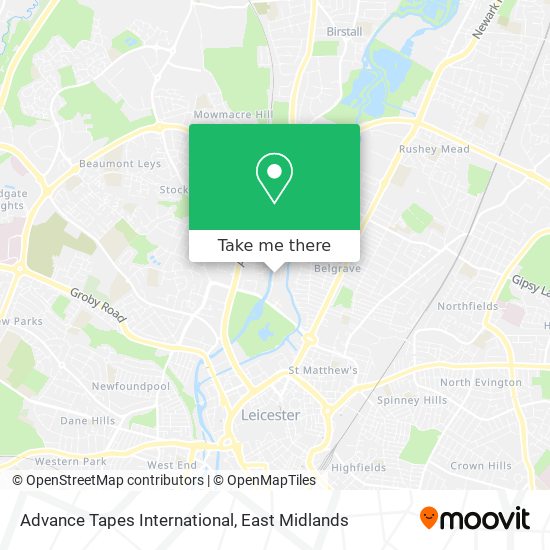 Advance Tapes International map