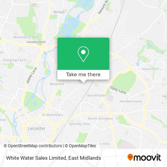 White Water Sales Limited map