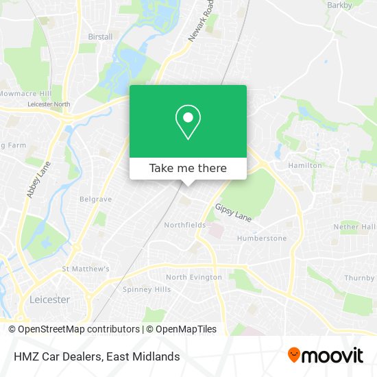 HMZ Car Dealers map