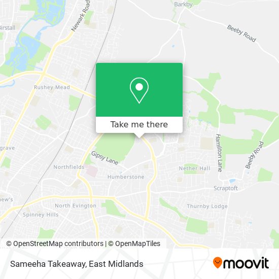 Sameeha Takeaway map