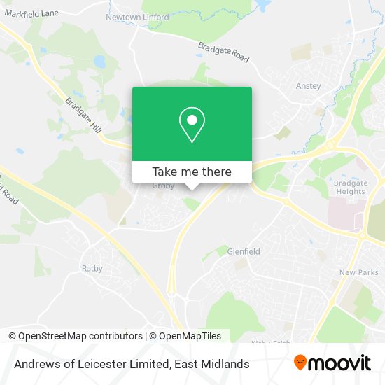 Andrews of Leicester Limited map