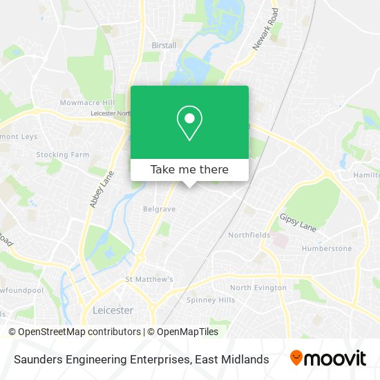 Saunders Engineering Enterprises map