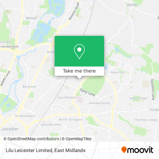 Lilu Leicester Limited map