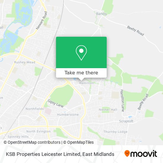 KSB Properties Leicester Limited map