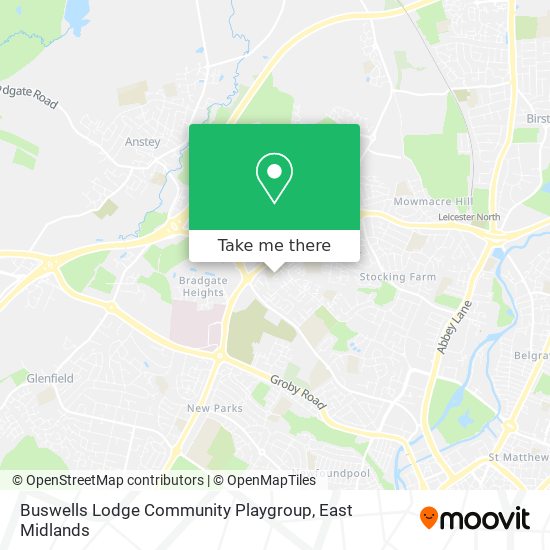 Buswells Lodge Community Playgroup map