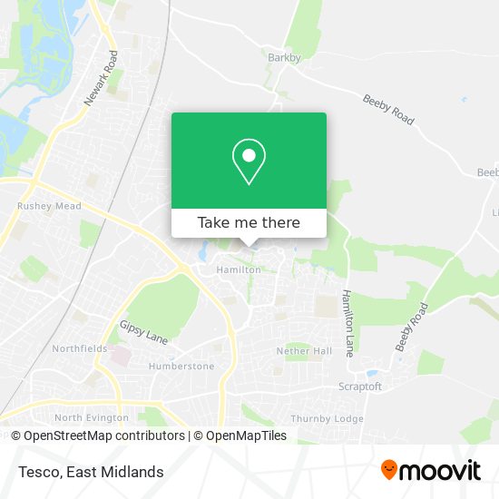 Tesco map