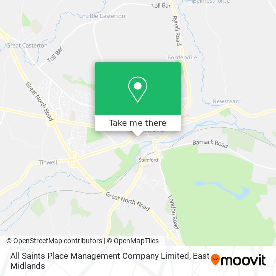 All Saints Place Management Company Limited map