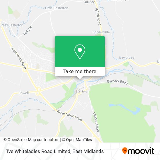 Tve Whiteladies Road Limited map