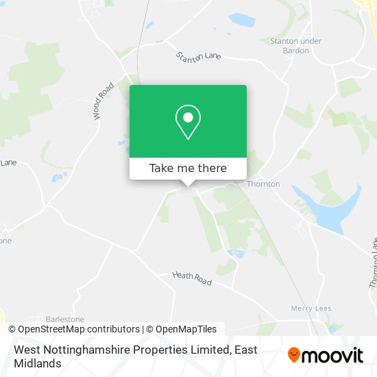 West Nottinghamshire Properties Limited map
