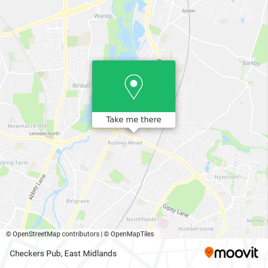 Checkers Pub map
