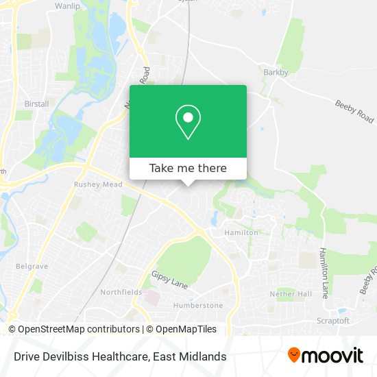 Drive Devilbiss Healthcare map