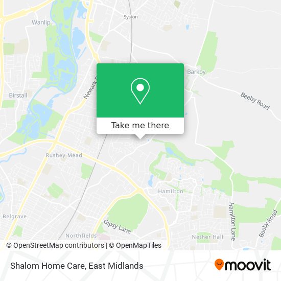 Shalom Home Care map