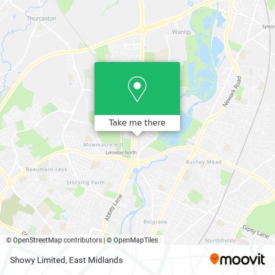 Showy Limited map