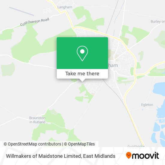 Willmakers of Maidstone Limited map