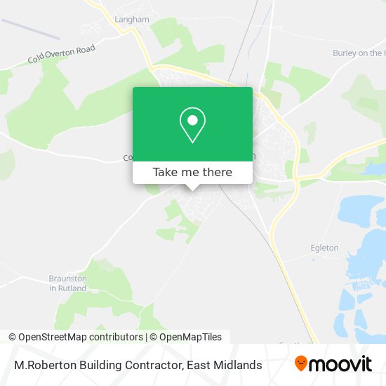 M.Roberton Building Contractor map