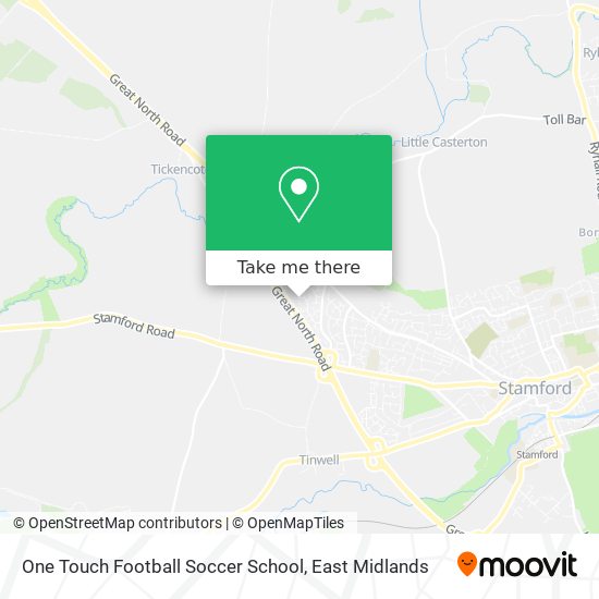 One Touch Football Soccer School map