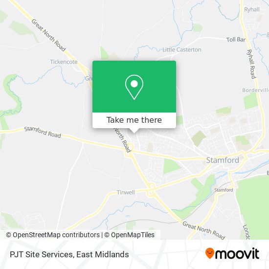 PJT Site Services map