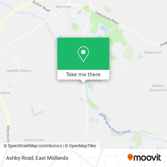 Ashby Road map