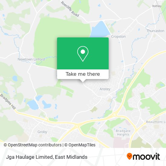 Jga Haulage Limited map