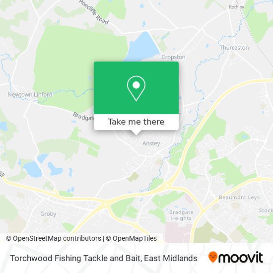 Torchwood Fishing Tackle and Bait map