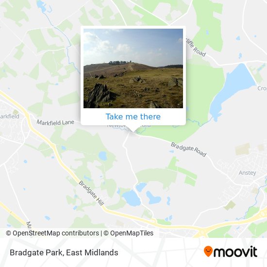 Bradgate Park map
