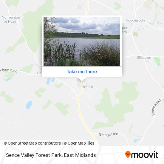 Sence Valley Forest Park map