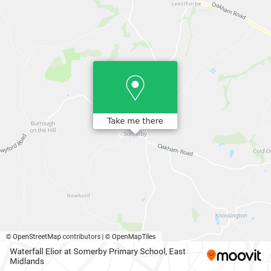 Waterfall Elior at Somerby Primary School map