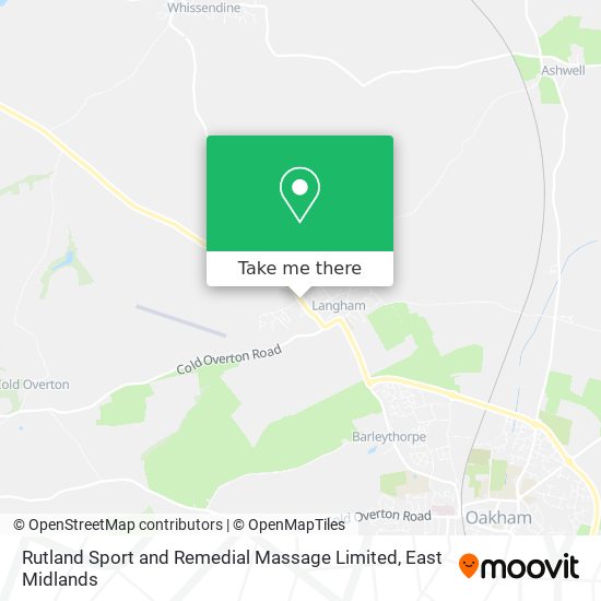 Rutland Sport and Remedial Massage Limited map