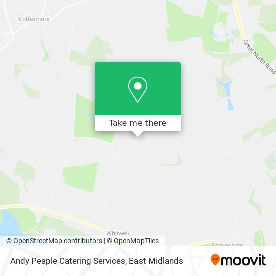 Andy Peaple Catering Services map