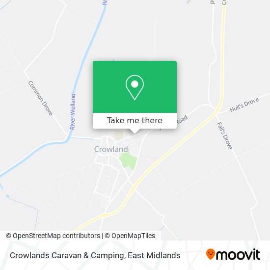 Crowlands Caravan & Camping map