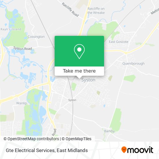 Gte Electrical Services map