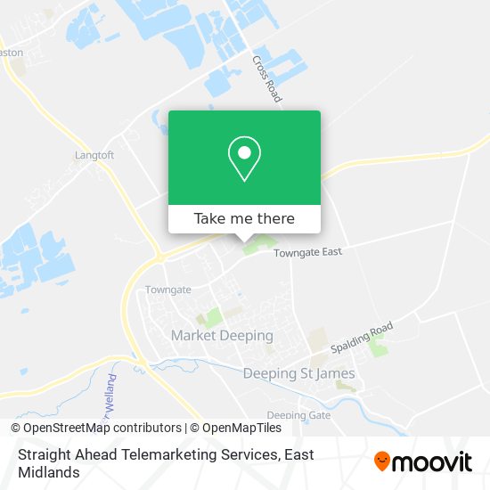 Straight Ahead Telemarketing Services map