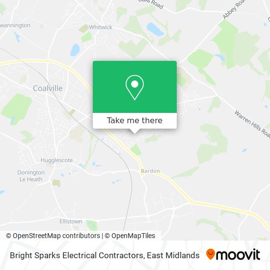 Bright Sparks Electrical Contractors map