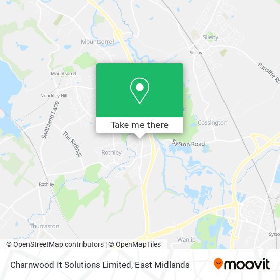 Charnwood It Solutions Limited map