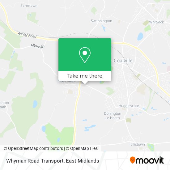 Whyman Road Transport map