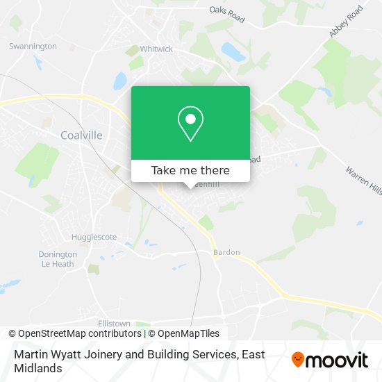 Martin Wyatt Joinery and Building Services map