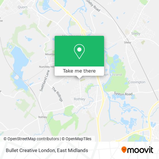 Bullet Creative London map